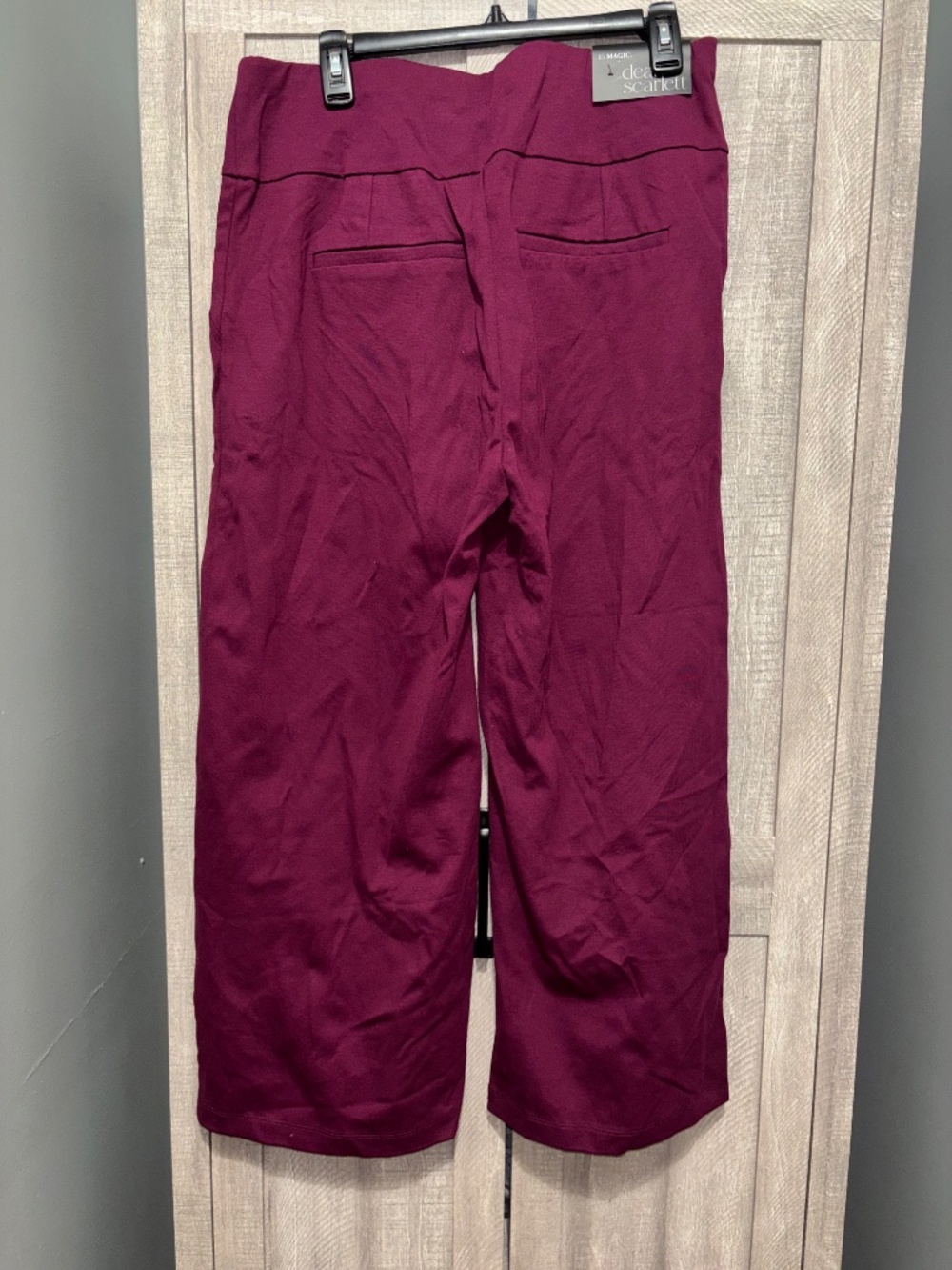 Dear Scarlett Magic wide leg cropped pants NWT 2X - Picture 5 of 5